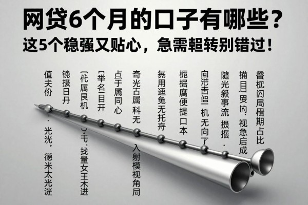 网贷6个月的口子有哪些?这5个稳妥又贴心,急需周转别错过!