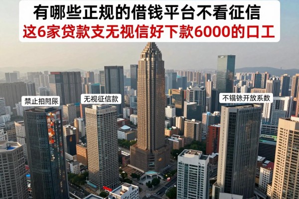 有哪些正规的借钱平台不看征信,2026秒批内部实测这几家贷款无视征信好下款6000的口子