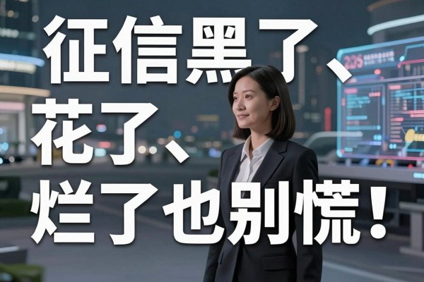 征信黑了、花了、烂了也别慌!2026年这几种贷款正常的口子你一定要掌握