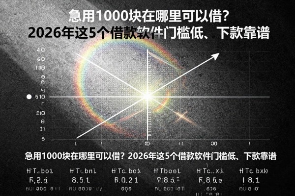 急用1000块在哪里可以借?2026年这5个借款软件门槛低、下款靠谱