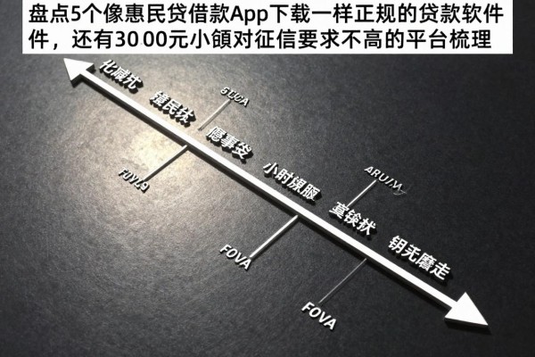 盘点5个像惠民贷借款app下载一样正规的贷款软件,还有3000元小额对征信要求不高的平台梳理