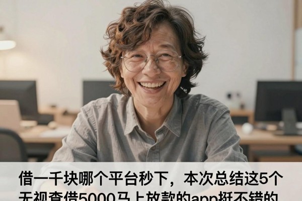 借一千块哪个平台秒下,本次总结这5个无视查借5000马上放款的app挺不错的