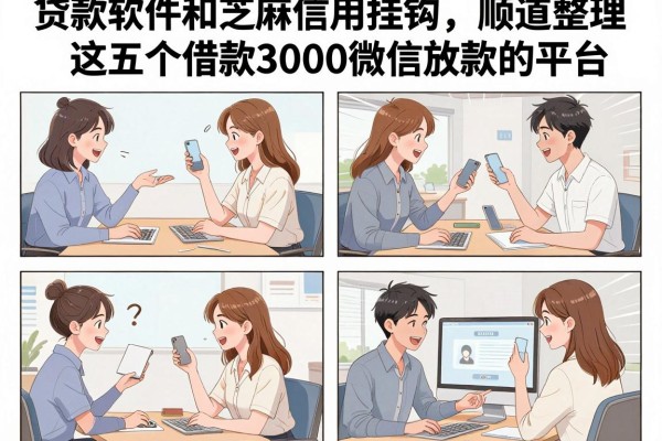 贷款软件和芝麻信用挂钩,顺道整理这五个借款3000微信放款的平台