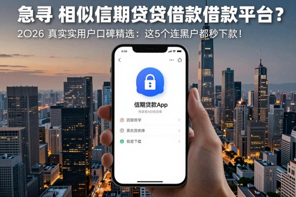 急寻类似信期贷借款app下载一样安全的借款平台?2026真实用户口碑精选:这5个连黑户都秒下款!