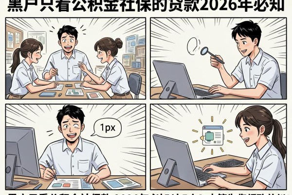 黑户只看公积金社保的贷款2026年必知这5个!本篇为您细致总结!