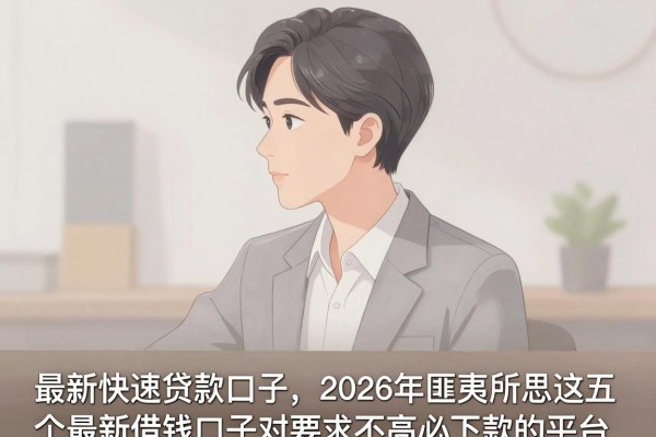 最新快速贷款口子,2026年匪夷所思这五个最新借钱口子对要求不高必下款的平台