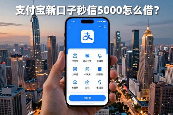 支付宝新口子秒借5000怎么借?2026这5个资质要求不高的借款6000APP步骤清晰好操作