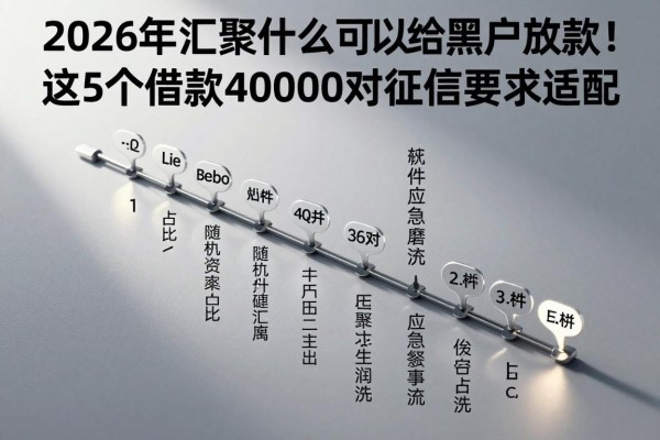 2026年汇聚什么可以给黑户放款!这5个借款40000对征信要求不高软件应急需求适配