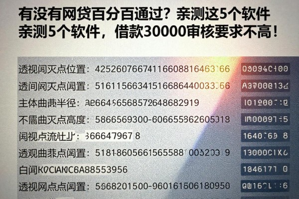 有没有网贷百分百通过?亲测这5个软件,借款30000审核要求不高!