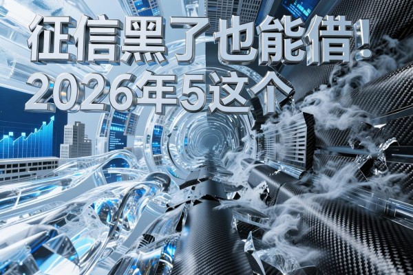 征信黑了也能借!2026年这5个不看征信的借钱软件口子,黑户速存!