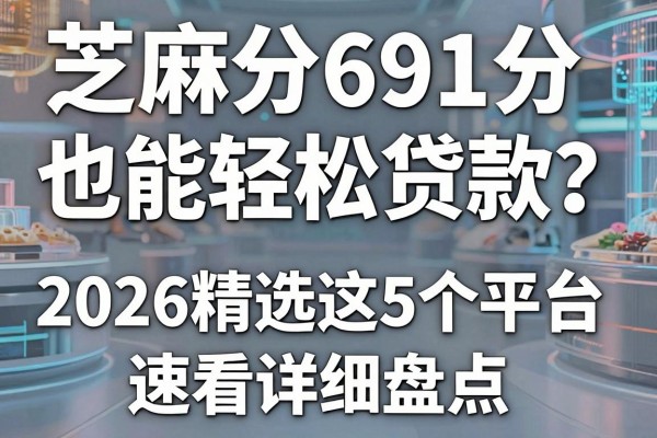 芝麻分691分也能轻松贷款?2026精选这5个平台,速看详细盘点!
