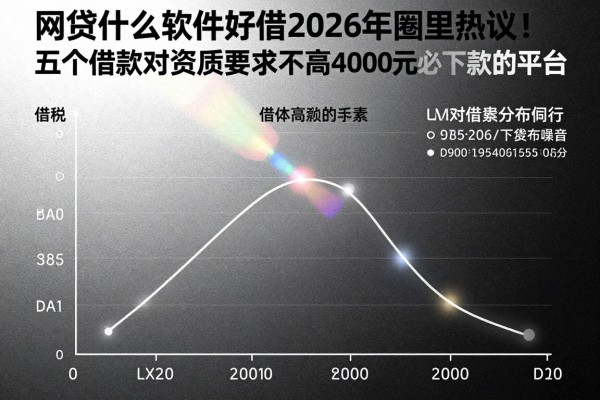 网贷什么软件好借2026年圈里热议!本文说明五个借款对资质要求不高4000元必下款的平台
