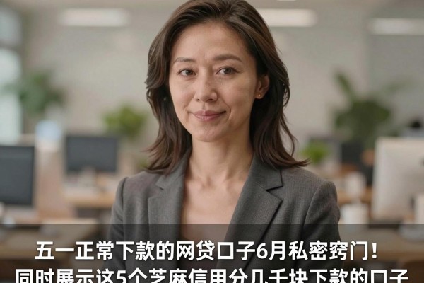 五一正常下款的网贷口子6月私密窍门!同时展示这5个芝麻信用分几千块下款的口子