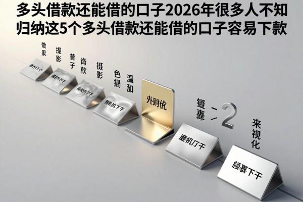 多头借款还能借的口子2026年很多人不知,归纳这5个多头借款还能借的口子容易下款