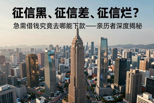 征信黑、征信差、征信烂?急需借钱究竟去哪能下款——亲历者深度揭秘!