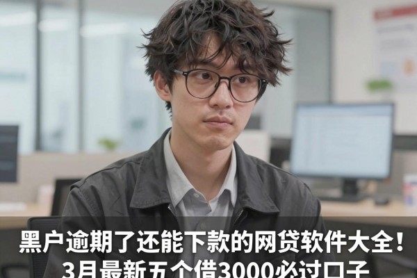 黑户逾期了还能下款的网贷软件大全!3月最新五个借3000必过口子