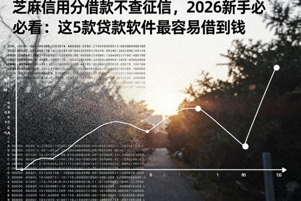 芝麻信用分借款不查征信,2026新手必看:这5款贷款软件最容易借到钱