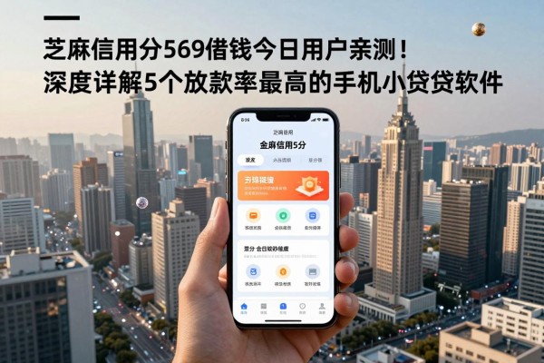 芝麻信用分569借钱今日用户亲测!深度详解5个放款率最高的手机小贷软件