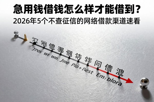 急用钱借钱怎么样才能借到?2026年5个不查征信的网络借款渠道速看