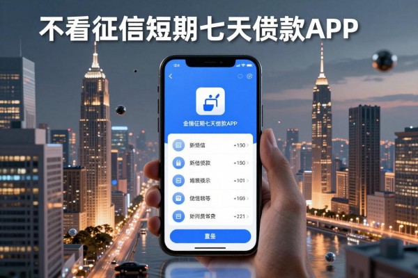 不看征信短期七天借款app,讲说这5个对征信要求不高的贷款秒下款的软件