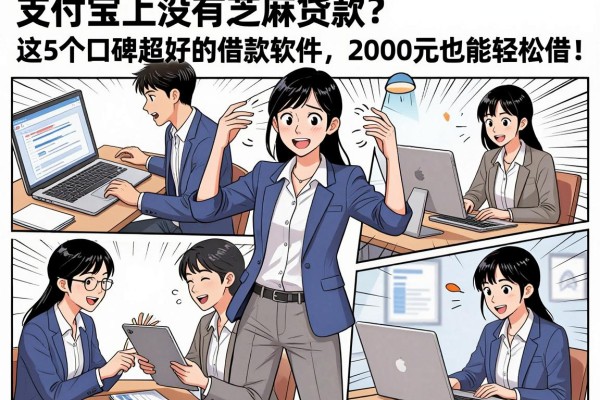 支付宝上没有芝麻贷款？这5个口碑超好的借款软件，2000元也能轻松借！