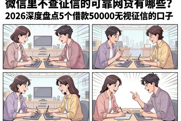微信里不查征信的可靠网贷有哪些?2026深度盘点5个借款50000无视征信的口子