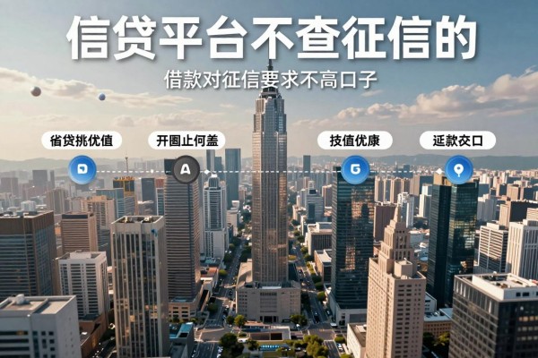 信贷平台不查征信的,权威挑选这5个借款对征信要求不高口子