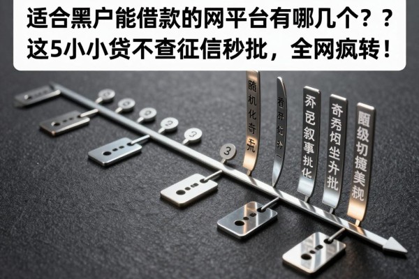 适合黑户能借款的网贷平台有哪几个?这5个小贷不查征信秒批,全网疯转!