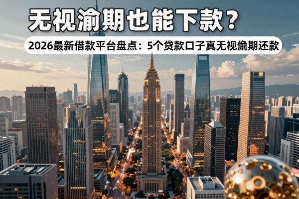 无视逾期也能下款?2026最新借款平台盘点:5个贷款口子真无视逾期还款