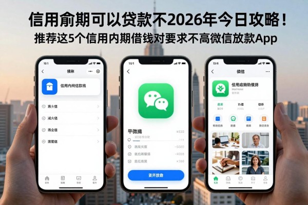 信用逾期可以贷款不2026年今日攻略!推荐这5个信用逾期借钱对要求不高微信放款app
