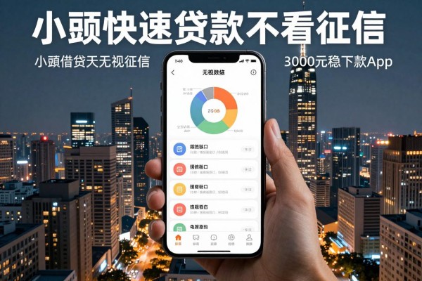 小额快速贷款不看征信,阐述这几家小额借钱无视征信3000元稳下款app