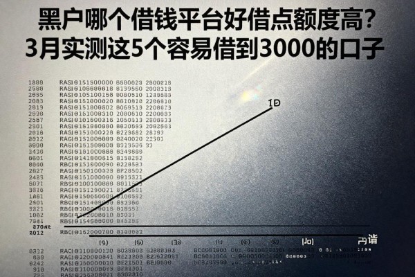 黑户哪个借钱平台好借点额度高?3月实测这5个容易借到3000的口子