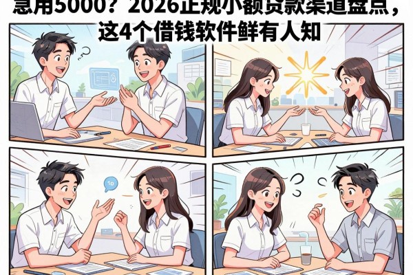 急用5000?2026正规小额贷款渠道盘点,这4个借钱软件鲜有人知