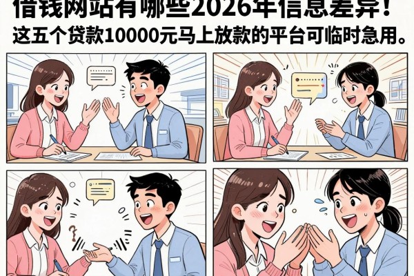 借钱网站有哪些2026年信息差异！这五个贷款10000元马上放款的平台可临时急用