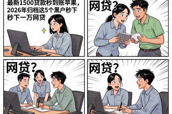 最新1500贷款秒到账苹果,2026年归档这5个黑户秒下一万网贷