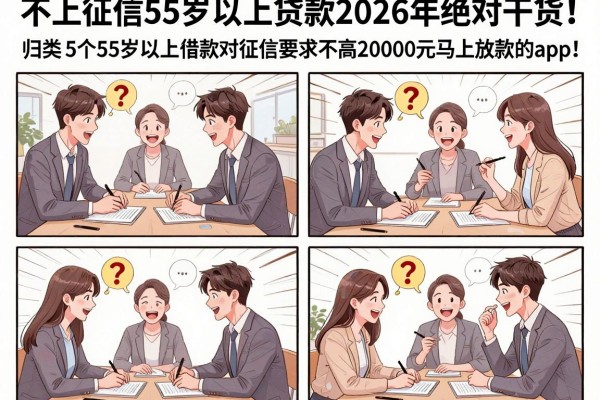 不上征信55岁以上贷款2026年绝对干货!归类5个55岁以上借款对征信要求不高20000元马上放款的app