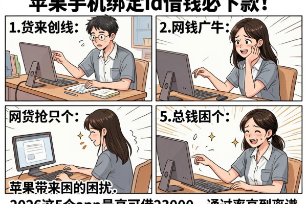 苹果手机绑定id借钱必下款!2026这5个App最高可借23000,通过率高到离谱