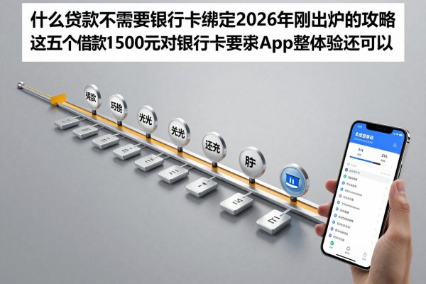 什么贷款不需要银行卡绑定2026年刚出炉的攻略，这五个借款1500元对银行卡要求不高app整体体验还可以