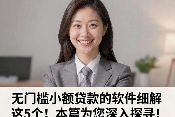 无门槛小额贷款的软件细解这5个!本篇为您深入探寻!