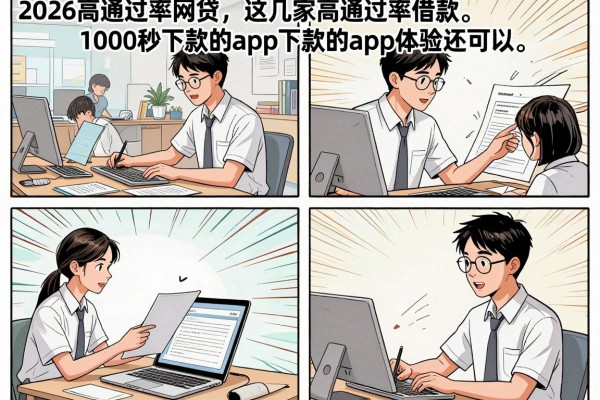 2026高通过率网贷，这几家高通过率借款1000秒下款的app体验还可以