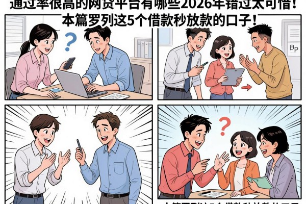 通过率很高的网贷平台有哪些2026年错过太可惜!本篇罗列这5个借款秒放款的口子
