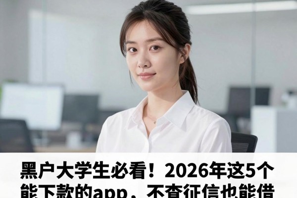 黑户大学生必看!2026年这5个能下款的app,不查征信也能借