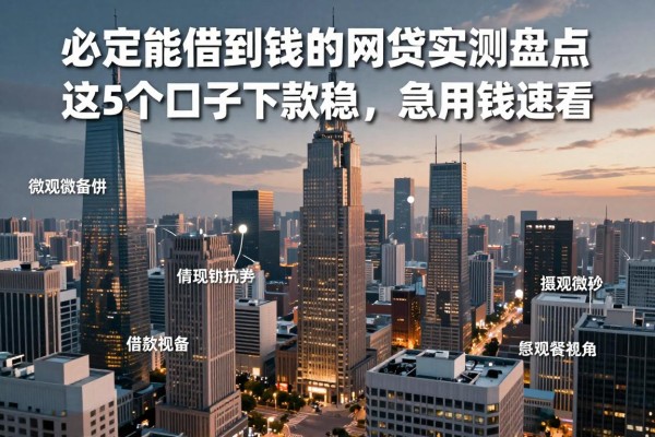 必定能借到钱的网贷实测盘点!这5个口子下款稳,急用钱速看