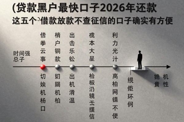 贷款黑户最快口子2026年还款,这五个借款秒放款不查征信的口子确实很方便