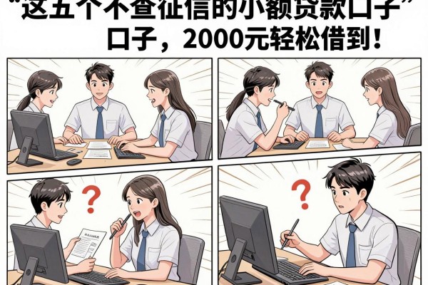 这五个不查征信的小额贷款口子,2000元轻松借到