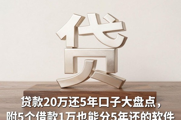 贷款20万还5年口子大盘点,附5个借款1万也能分5年还的软件