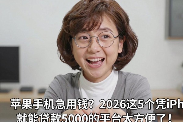 苹果手机急用钱?2026这5个凭iPhone就能贷款5000的平台太方便了!