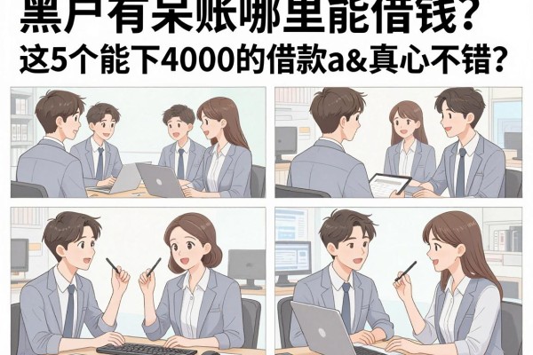 黑户有呆账哪里能借钱?这5个能下4000的借款app真心不错