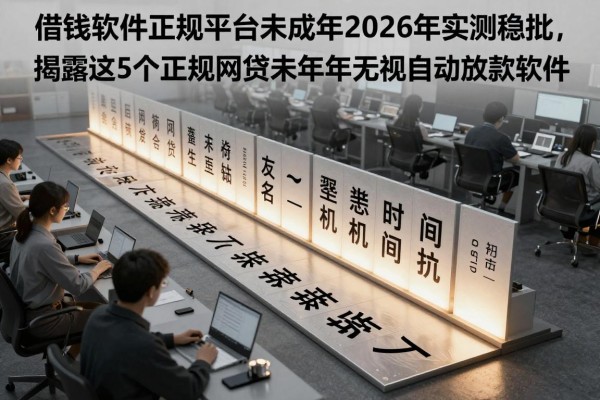 借钱软件正规平台未成年2026年实测稳批,揭露这5个正规网贷未成年无视自动放款软件