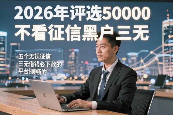 2026年评选50000不看征信黑户三无,这五个无视征信三无借钱必下款的平台挺顺畅的